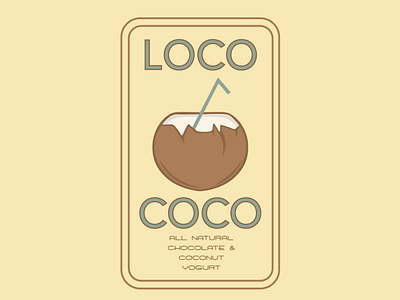 LOCO COCO art branding design flat graphic design illustration illustrator logo minimal typography