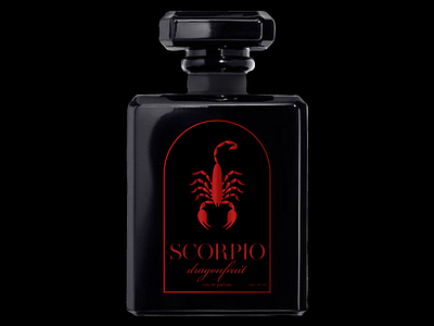 Scorpio Perfume branding graphic design illustration logo minimal