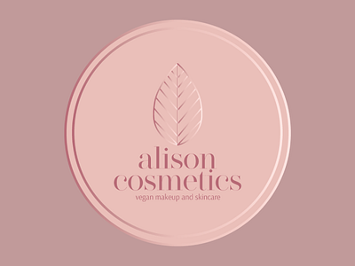 Logo for alison cosmetics branding design graphic design logo minimal