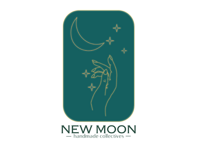 New Moon Collectives branding collectives design feminine graphic design illustration logo minimal moon
