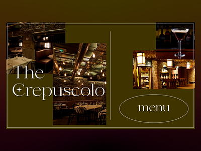 The Crepuscolo Menu brand identity branding classy graphic design italian italian food menu minimal