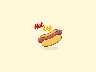 Hot Dog illustration adobe illustrator brand branding color design icon illustration logo logodesign logos vector