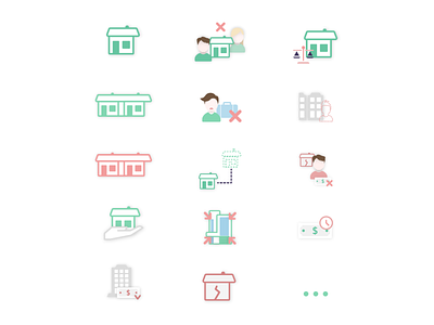 Cash Casas | Icon set design graphic design icon illustration vector