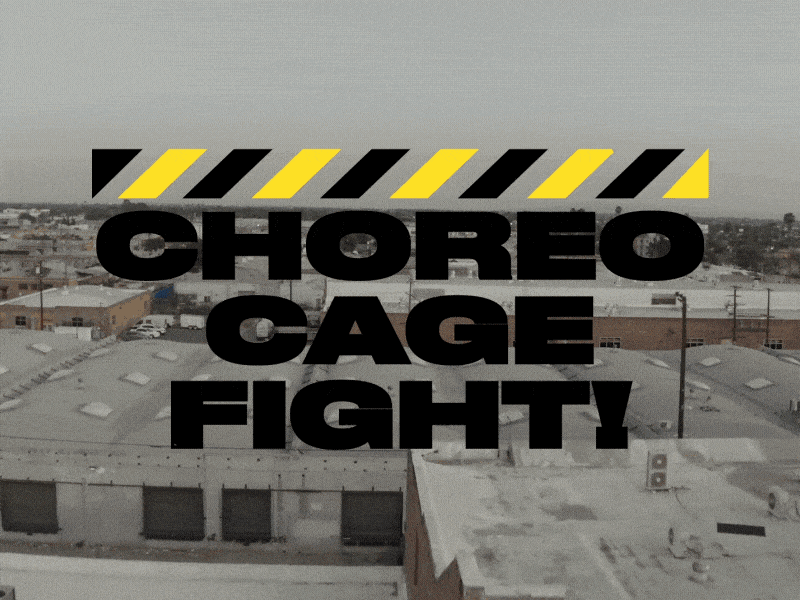 Tinashe's Choreo Cage Fight branding design graphic design logo motion vector