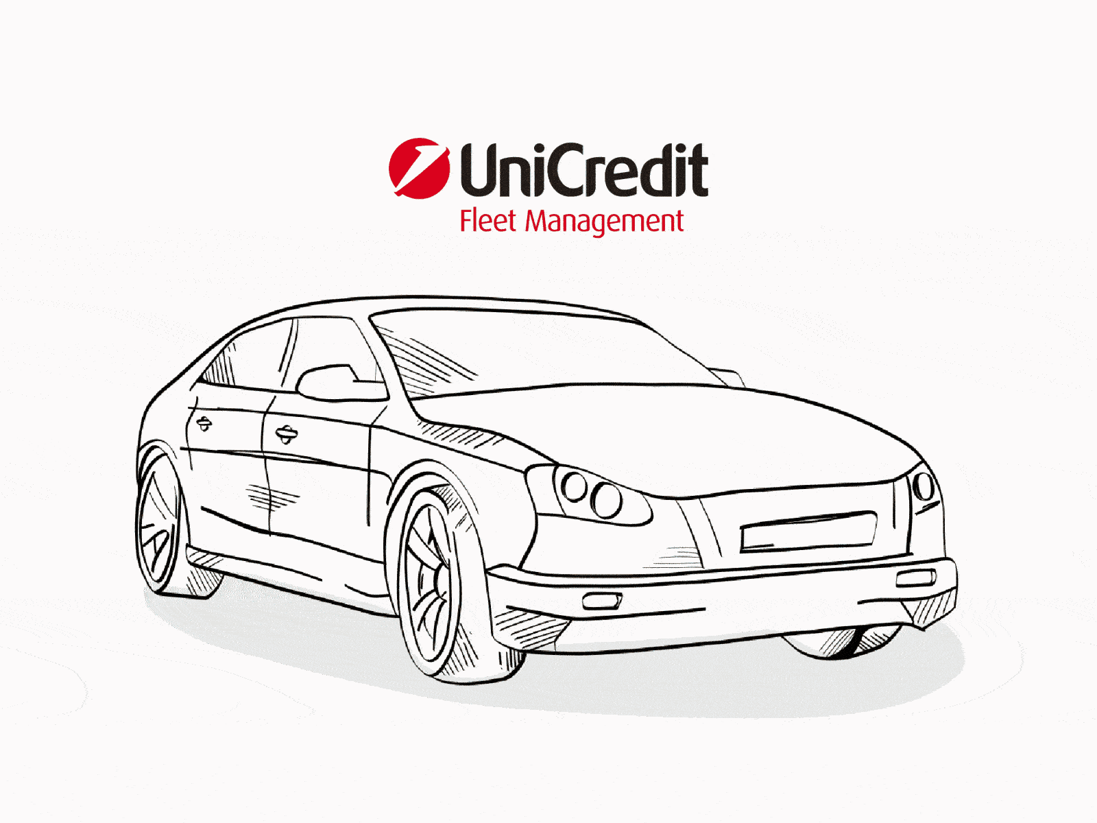 UniCredit Fleet Management design graphic design illustration motion motion graphics vector
