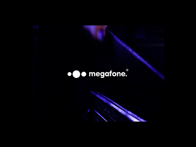 Megafone® Audiovisuals animation audiovisual branding dark ui design logo motion ui