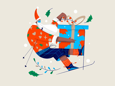 Christmas character christmas illustration