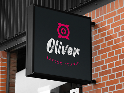 Oliver Tattoo Studio ads branding graphic design identity design logo tattoo