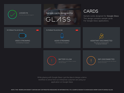 Cards for Google Glass cards google glass ui user experience user interaction ux
