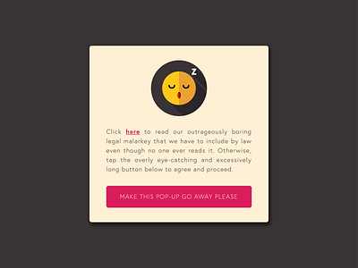 Pop-Up/Overlay design fun illustration illustrator minimal popup sketch typography ui ux vector