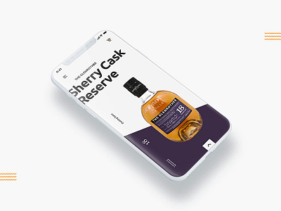 Whisky App animation app brand design flat interaction interface mobile typography ui ux vector