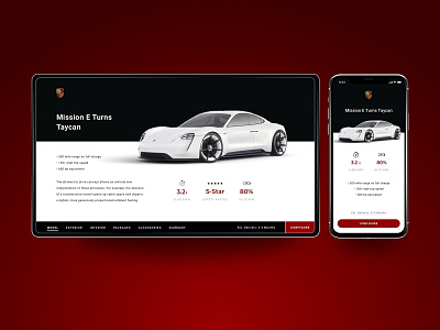 Vehicle Configurator app brand flat interaction interface mobile typography ui web