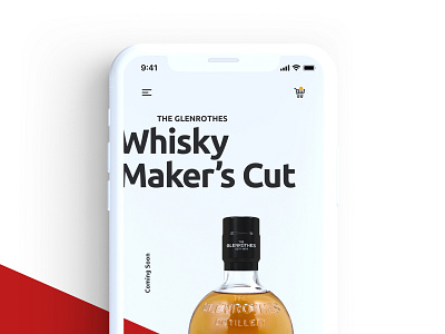 iPhoneX Whisky App app branding design flat interaction interface iphone 10 mobile type typography ui