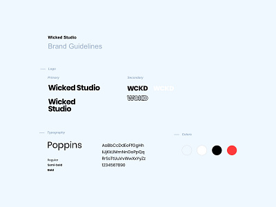 WIP Brand Guidelines brand branding design flat illustration logo typography vector