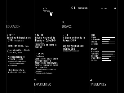 portafolio vol.01 cv cv cv design design