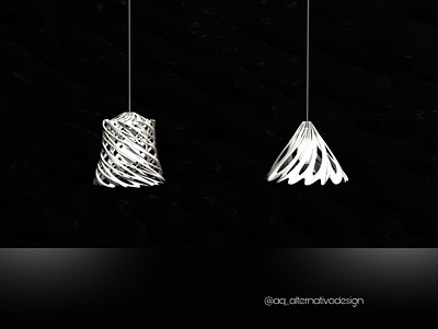 Twist bone lamps