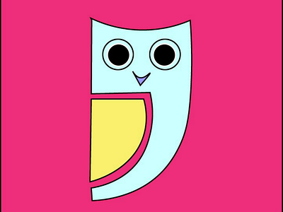 Geeky Owl Logo adobe illustration design