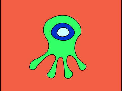 Virus logo design adobe illustration