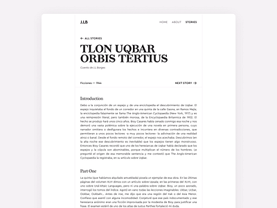 Tlon — Short Stories