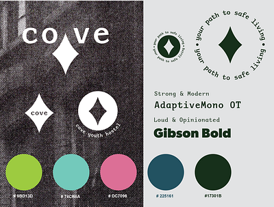 Cove Brand Tile brand identity branding design design graphic design typography