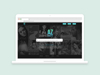 AZLyrics Website Redesign