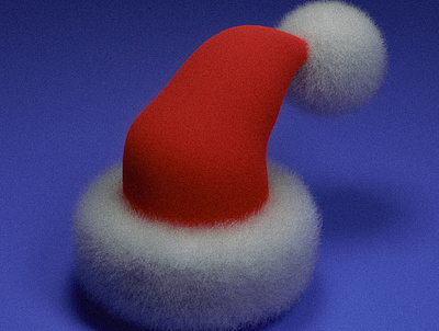Santa Hat in 3D 3d blender christmas hat illustration santa santa hat