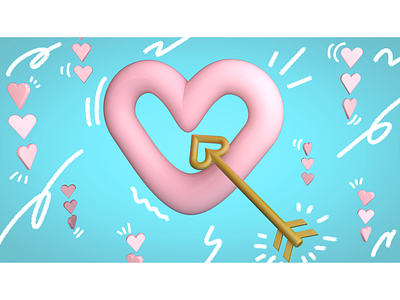 Letter Q - Cupid 36daysoftype 36daysoftype07 3d design abstract art abstract design cupid goodtype graphicdesign illustration art illustrator letter art letter design typography typography art typography design visual design