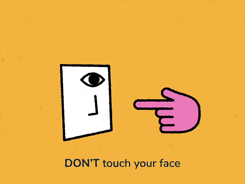 Don't touch your face! 2d animation abstract abstract design animation art artwork characterdesign digital illustration geometric art geometry illustration loop motion design motion designer motiongraphics vector art vector illustration vector illustrator visual design visual designer