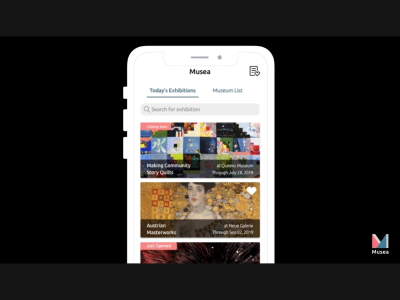 Museum App promo clip - Musea