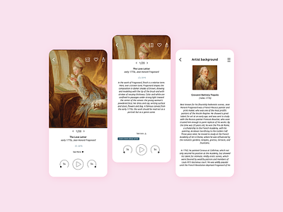 Musea - Museum Mobile App - Artwork Page