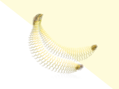 banana half