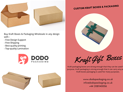 Kraft Boxes & Packaging by Dodo Packaging UK kraft boxes kraft boxes uk kraft packaging uk