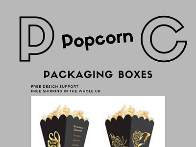 Buy Thunderous Quality Custom Popcorn Boxes In Wholesale Rates!