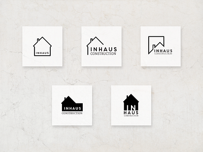 Inhaus Logo Dev #01 branding clean development logo mark minimal simple