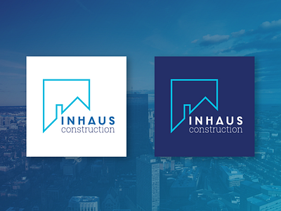 Inhaus Logo Dev 05 builders clean colour design development fresh logo minimal modern palette vibrant