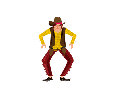 Cowboy selfie character cowboy flash gif oeste selfie smartphone