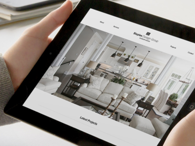 Staples Design Group clean interface responsive design