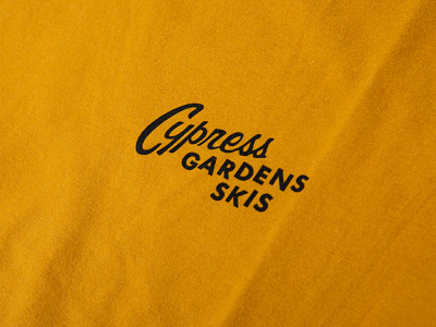 Cypress Gardens Skis apparel design branding branding agency design illustration lifestyle logo skate surf typography visual identity