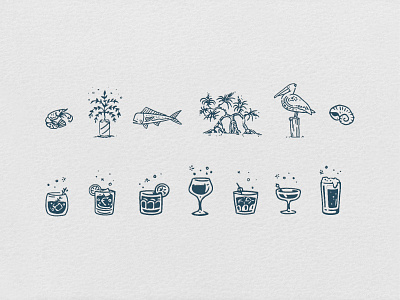 Krill Bar & Restaurant bar branding design icon illustration lifestyle restaurant skate surf vector visual identity