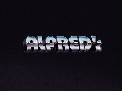 ALFRED'S Chrome Logo