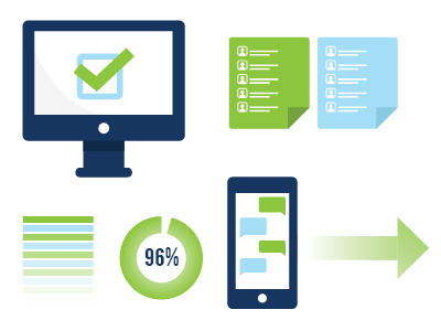 Statistics art blue computer green infographic iphone office vector