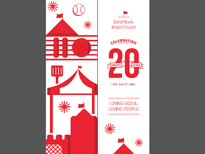 20th Year Celebration Bookmark