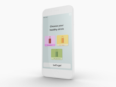 Juice ordering app | Concept
