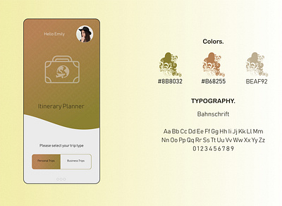 Itinerary Planner UI app design beautiful design mobile app mobile app design mobile ui typography ui uiux ux