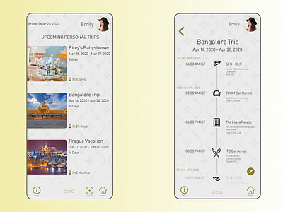 Itinerary Planner UI