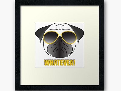 Pug Life! animal art artist artwork attitude awesome beautiful cool digital art digital illustration digitalart dog doggy hip illustration pug pugs trending trending 2020 vector