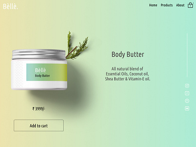 Cosmetic company - UI design in Figma art artwork concept design design design art figma figma design product product design ui ui ux ui design uidesign uiux ux web design website concept website design