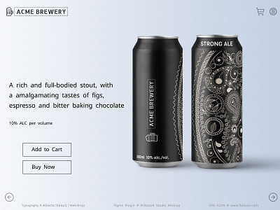 Brewery website design
