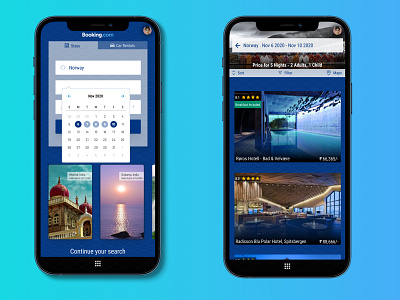 Booking.com app re-imagined