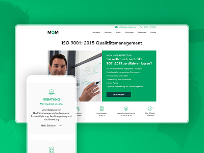 MQM Mobile and Desktop UI adobexd branding branding design corporate design homepage screendesign ui user interface ux webdesign
